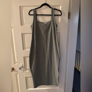 Beyond Yoga Sage Green Midi Dress